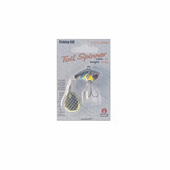 Блесна FR Tail Spinner Cyclone  15гр цвет 19