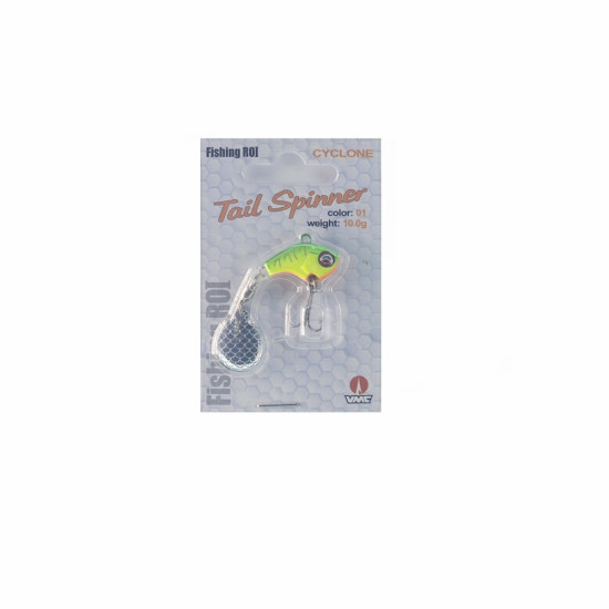 Блесна FR Tail Spinner Cyclone  10гр цвет 01